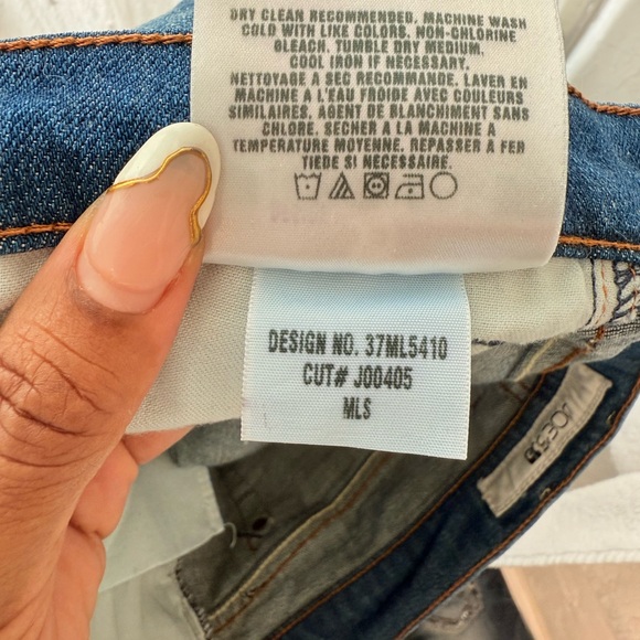 Joe's Jeans Dark Blue Straight Leg Women's Jeans - Picture 5 of 8